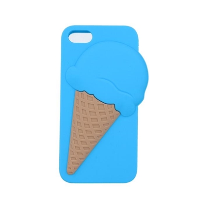 Изображение Mocco 3D Silikone Back Case For Mobile Phone Ice cream Samsung A310 Galaxy A3 2016 Blue