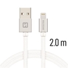 Picture of Swissten Textile Fast Charge 3A Lightning Data and Charging Cable 2m