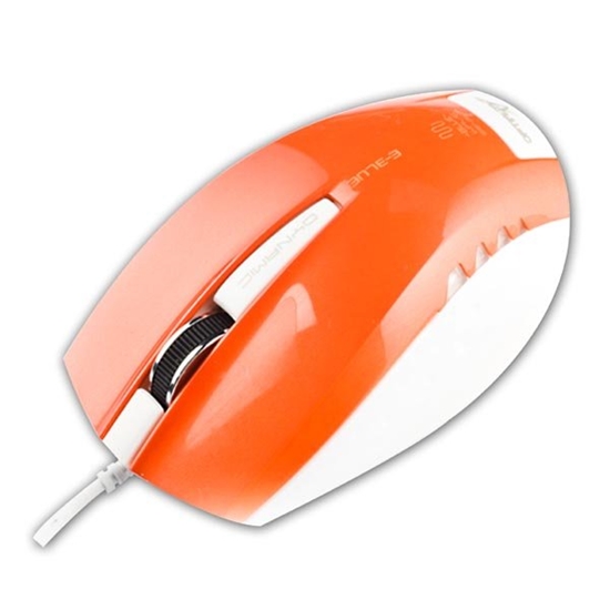Picture of E-Blue Color Pal Series Premium Mouse 1480 DPI / 1.2m Cable / USB / Orange