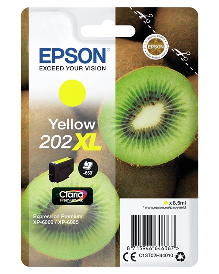 Picture of Epson ink cartridge yellow Claria Premium 202 XL     T 02H4