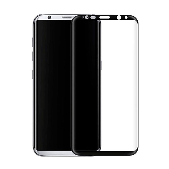 Изображение Swissten Ultra Durable 3D Japanese Tempered Glass Premium 9H Screen Protector Samsung G955 Galaxy S8 Plus Black