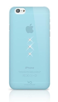 Picture of White Diamonds Trinity Case With Swarovski Crystals for Apple iPhone 6 / 6S Transparent - Blue