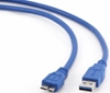 Изображение Kabelis Gembird USB Male - MicroUSB Male 3.0 3m Blue