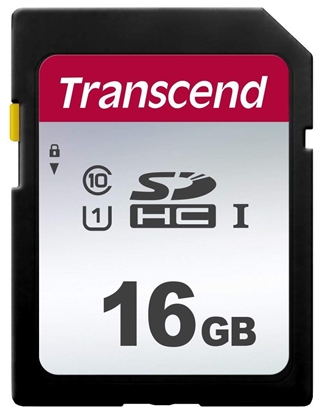 Attēls no Transcend SDHC 300S         16GB Class 10 UHS-I U1