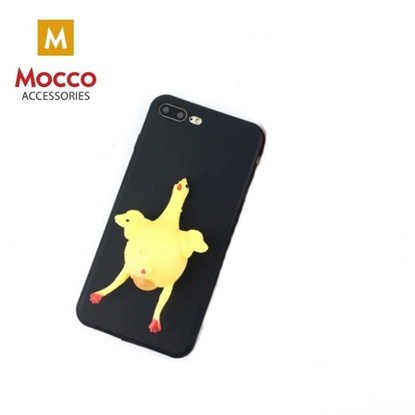 Attēls no Mocco 4D Silikone Back Case With Soft Chicken For Mobile Samsung A320 Galaxy A3 (2017) Black