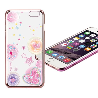 Picture of X-Fitted Plastic Case With Swarovski Crystals for Apple iPhone 6 / 6S Rose gold / Pink Dream
