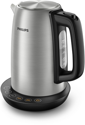 Attēls no Philips Kettle HD9359/90 2200W 1.7l solar metal kettle brushed - temperature control