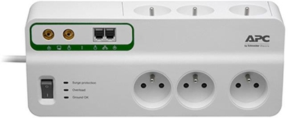 Attēls no APC Home/Office SurgeArrest 6 Outlets with Phone and Coax Protection 230V France