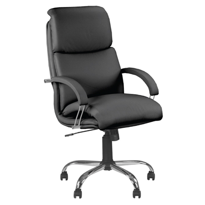 Pilt NOWY STYL Biroja krēsls   NADIR STEEL Chrome (comfort), ādas imitācija RD1