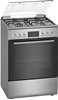 Picture of Bosch Serie 4 HXN390D50L cooker Freestanding cooker Gas Silver A