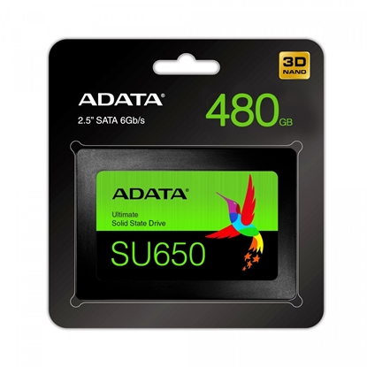 Attēls no A-Data Ultimate SU650 SSD SATAIII 2.5" 480GB