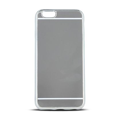 Изображение Beeyo Mirror Silicone Back Case With Mirror For Samsung G920 Galaxy S6 Silver