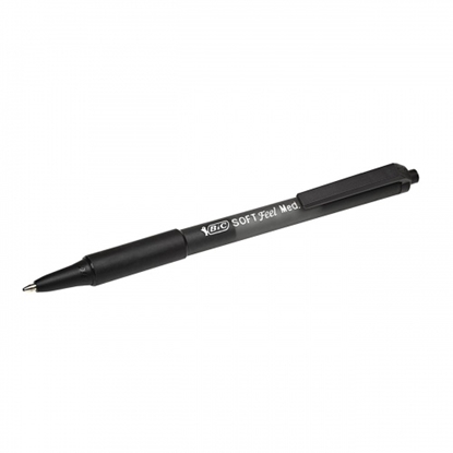 Attēls no BIC Ballpoint pens SOFTFEEL CLIC 1.0 mm, black, 1 pcs. 914360