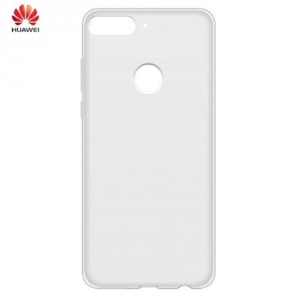 Attēls no Huawei Original Silicone Clear Back Case For Huawei Y7 (2018) / Honor 7C Transparent