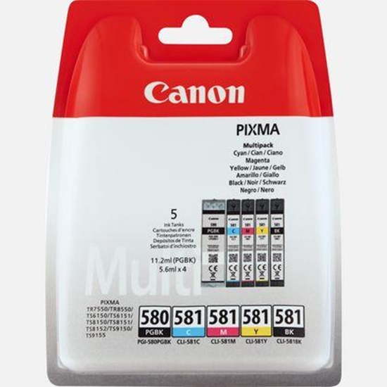 Изображение Canon PGI-580/CLI581 BK/CMYK Multipack