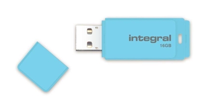 Изображение Integral 16GB USB3.0 DRIVE PASTEL BLUE SKY UP TO R-80 W-10 MBS USB flash drive USB Type-A 3.2 Gen 1 (3.1 Gen 1)