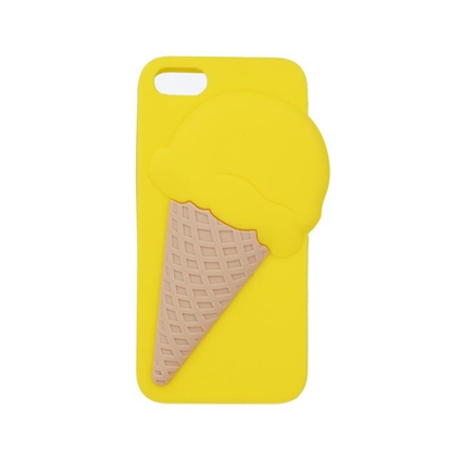 Изображение Mocco 3D Silikone Back Case For Mobile Phone Ice cream Samsung A310 Galaxy A3 2016 Yellow