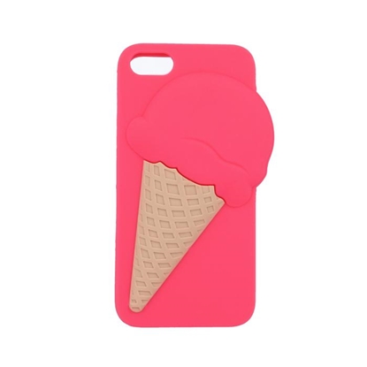 Attēls no Mocco 3D Silikone Back Case For Mobile Phone Ice cream Samsung A310 Galaxy A3 2016 Red