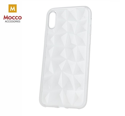 Attēls no Mocco Trendy Diamonds Silicone Back Case for Apple iPhone XS Max Transparent