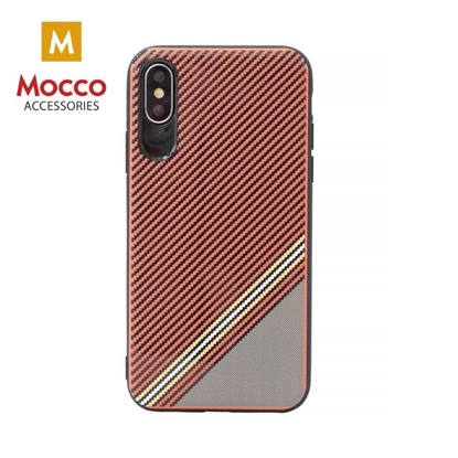 Attēls no Mocco Trendy Grid And Stripes Silicone Back Case for Apple iPhone 7 / 8 Red (Pattern 1)