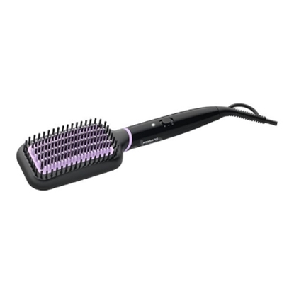 Attēls no Philips Heated Straigthening Brush BHH880/00,ceramic coating,heated and nylon bristle design for best results,thermo sensor for EHD,2 temp.