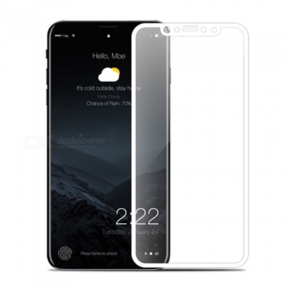 Изображение Swissten Ultra Durable 3D Full Face Tempered Glass Apple iPhone X / XS White