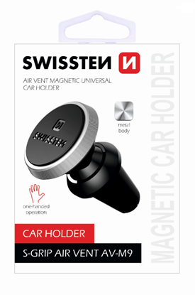 Изображение Swissten S-Grip AV-M9 Universal Car Air Vent Holder For Devices