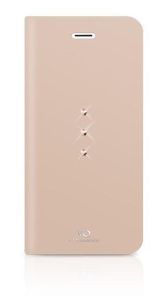 Attēls no White Diamonds Crystal Booklet Book Case With Swarovski Crystals for Apple iPhone 6 / 6S Rose Gold