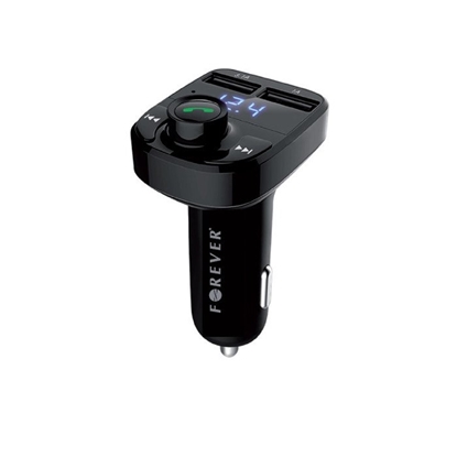 Picture of Forever TR-330 Bluetooth FM Transmitter With Charger USB 12 / 24V