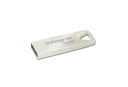 Attēls no Integral 16GB USB2.0 DRIVE ARC METAL USB flash drive USB Type-A 2.0 Silver