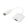 Изображение Logilink White | DisplayPort | VGA | Logilink CV0059B, Display Port 1.2 to VGA Active Adapter with 15cm cable :