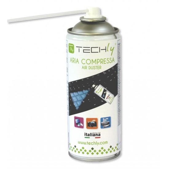 Изображение Techly Sprone powietrze do usuwania kurzu 400 ml (021666)