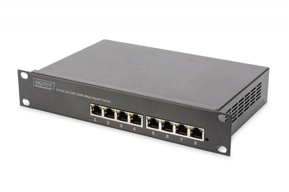 Picture of Przełącznik 10 cali Rack 8-portowy Gigabit Ethernet, 8x10/100/1000Mbps