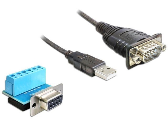 Изображение Delock Adapter USB 2.0 > 1 x Serial RS-422/485