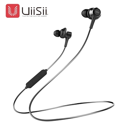 Attēls no UiiSii BT-260 Bluetooth Stereo Wireless Sports Earphones With Remote Control / IPX4 Waterproof / Magnetic Connection