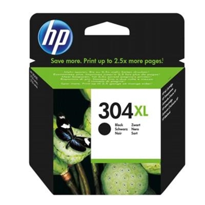 Attēls no HP 304XL High Capacity Black Ink Cartridge, 300 pages, for HP DeskJet 2620,2630,2632,2633,3720,3730,3732,3735