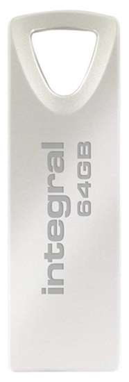 Изображение Integral 64GB USB2.0 DRIVE ARC METAL USB flash drive USB Type-A 2.0 Silver