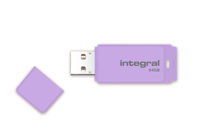 Picture of Integral 64GB USB2.0 DRIVE PASTEL LAVENDER HAZE USB flash drive USB Type-A 2.0