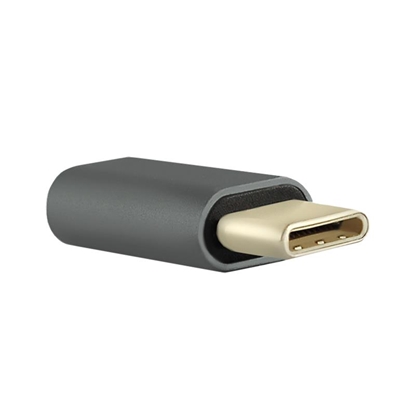 Изображение Adapter USB Qoltec USB-C - microUSB Szary  (50478)