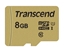Picture of Transcend microSDHC 500S     8GB Class 10 UHS-I U1 + SD Adapter
