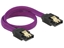 Attēls no Delock SATA cable 6 Gbs 30 cm straight  straight metal purple Premium