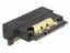 Picture of Delock Adapter SATA 22 pin receptacle with latch to plug - angled down