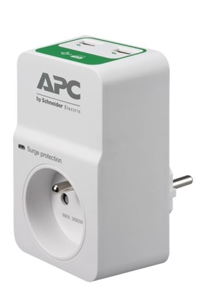 Изображение APC Essential SurgeArrest 1 Outlet 230V, 2 Port USB Charger, France