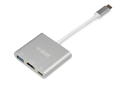 Attēls no HUB USB Type-C power delivery HDMI USB A