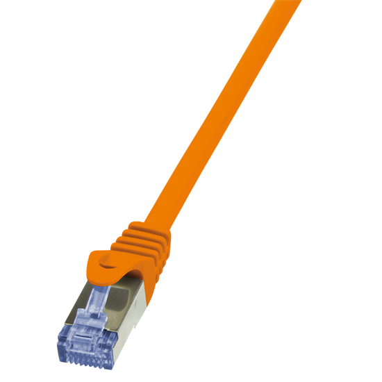Picture of LogiLink Patchcord, CAT6A, S/FTP, PIMF, 0.25m, pomaraczowy (CQ3018S)