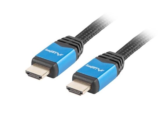 Изображение Kabel Premium HDMI-HDMI M/M v2.0 1m czarny 
