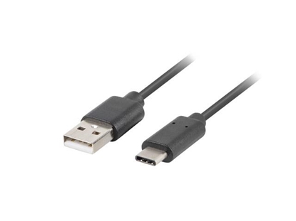 Attēls no Kabel USB CM - AM 2.0 0.5m czarny QC 3.0 