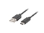 Attēls no Kabel USB CM - AM 2.0 0.5m czarny QC 3.0 