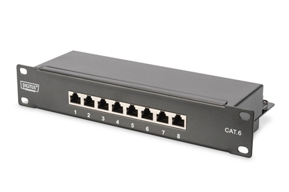 Изображение Digitus CAT 6, Class E Patch Panel, shielded, black