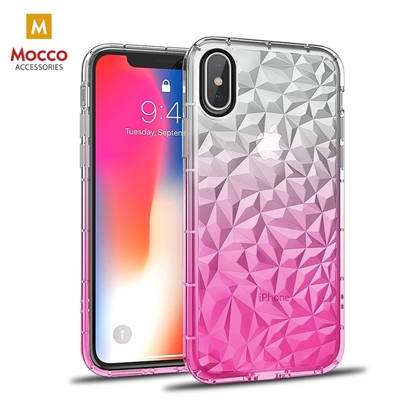 Attēls no Mocco Trendy Diamonds Silicone Back Case for Samsung J610 Galaxy J6+ (2018) Pink
